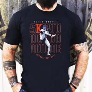 Detroit Tigers Tarik Skubal Pitching Sku Repeat Shirt
