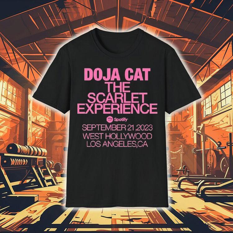Doja Cat The Scarlet Experience September 21,2023 West Hollywood Los Angeles, Ca Shirt Doja Cat The Scarlet Experience September 21,2023 West Hollywood Los Angeles, Ca Shirt