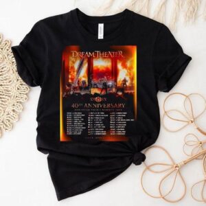 Dream Theater 40th Anniversary European Tour Dates Summer 2025 Shirt