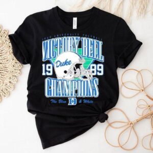 Duke Football Helmet 1989 Victory Bell Champions Shirt
