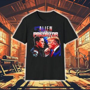 Elon Musk Vs Donald Trump As Alien Vs Predator Shirt