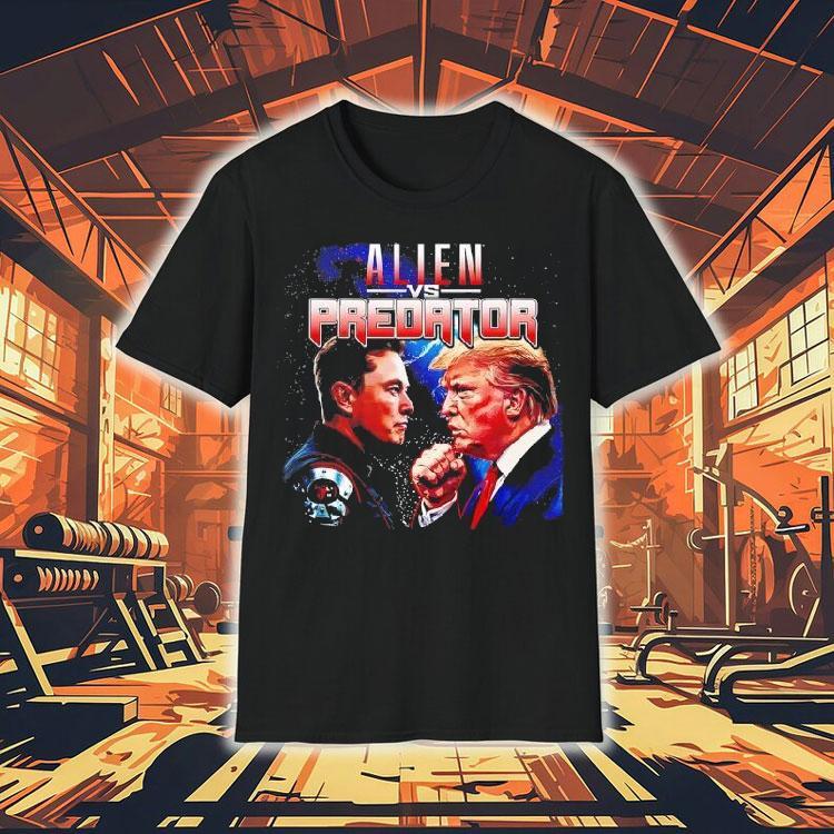 Elon Musk Vs Donald Trump As Alien Vs Predator Shirt Elon Musk Vs Donald Trump As Alien Vs Predator Shirt