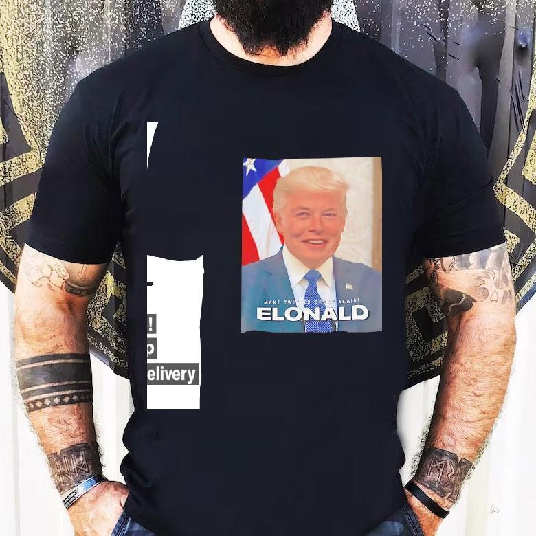 Elonald Donald Trump X Elon Musk Mashup Make Twitter Great Again Shirt Elonald Donald Trump X Elon Musk Mashup Make Twitter Great Again Shirt