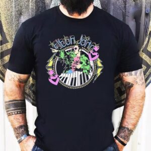 Elton John Threshold Piano Hearts Shirt