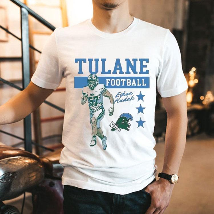 Ethan Hudak Tulane Green Wave Kelly Green Shirt Ethan Hudak Tulane Green Wave Kelly Green Shirt