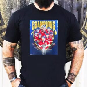 Florida Panthers Hockey With All Names Of Legends Stanley Cup Champions 2025 Shirt