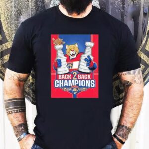 Florida Panthers Mascot Back 2 Back Stanley Cup Champions 2025 Shirt