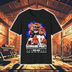 Germaine Pratt Cincinnati Bengals 2019-2024 Signature Thank You For The Memories Shirt