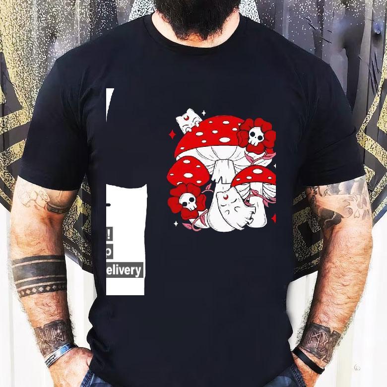 Ghost Cat And Mushrooms Shirt Ghost Cat And Mushrooms Shirt