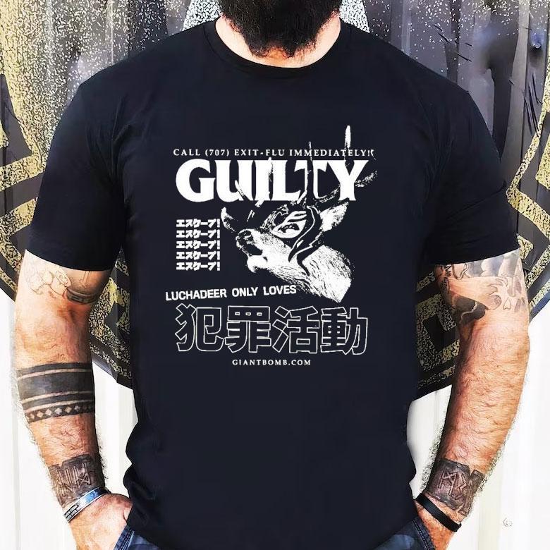 Giant Bomb Guilty Luchadeer Only Loves Shirt Giant Bomb Guilty Luchadeer Only Loves Shirt