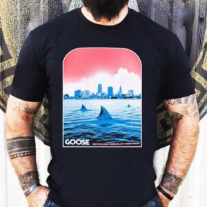Goose June 19-20 2025 Jacobs Pavilion At Nautica, Cleveland, Oh Shark Fin Shirt