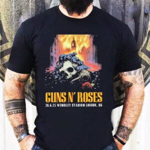 Guns N’ Roses 26 June 2025 Wembley Stadium London, Uk Skull Shirt