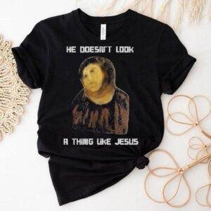 He Doesn't Look A Thing Like Jesus Shirt 1 He Doesn T Look A Thing Like Jesus Tshirt