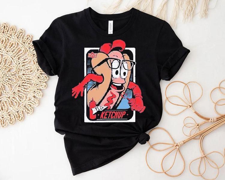 Hot Dog Ketchup Cleveland Team Shirt Hot Dog Ketchup Cleveland Team Shirt