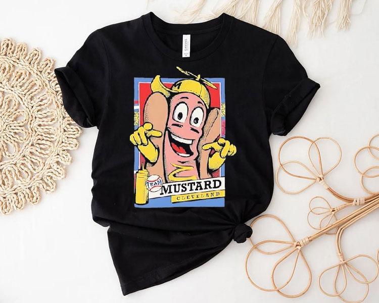 Hot Dog Mustard Cleveland Team Shirt Hot Dog Mustard Cleveland Team Shirt