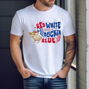 Hotdog Red White Ducking Blue American Shirt