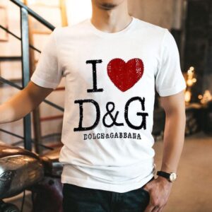 I Love D And G Dolce And Gabbana Tshirt
