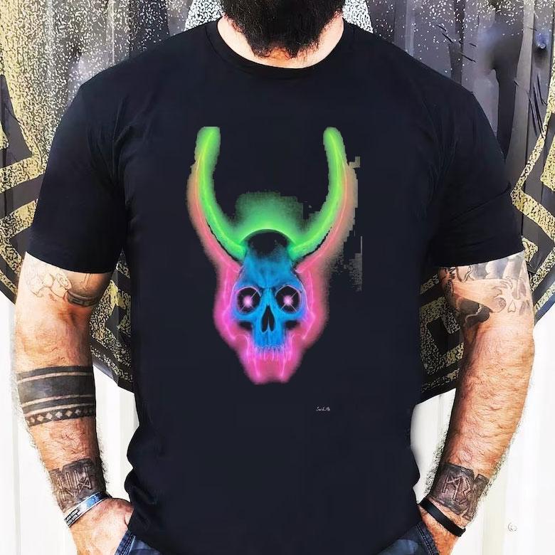 Inch Acrylic Skull Logo Shirt Inch Acrylic Skull Logo Shirt