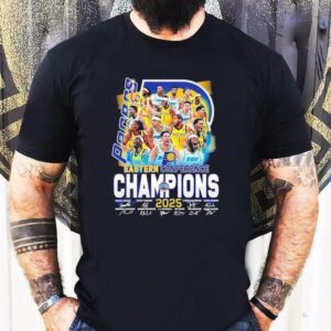 Indiana Pacers Eastern Conference Champions 2025 Signatures Shirt