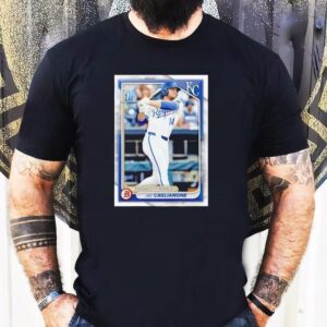 Jac Caglianone 1st Bowman Kansas City Royals Card Shirt