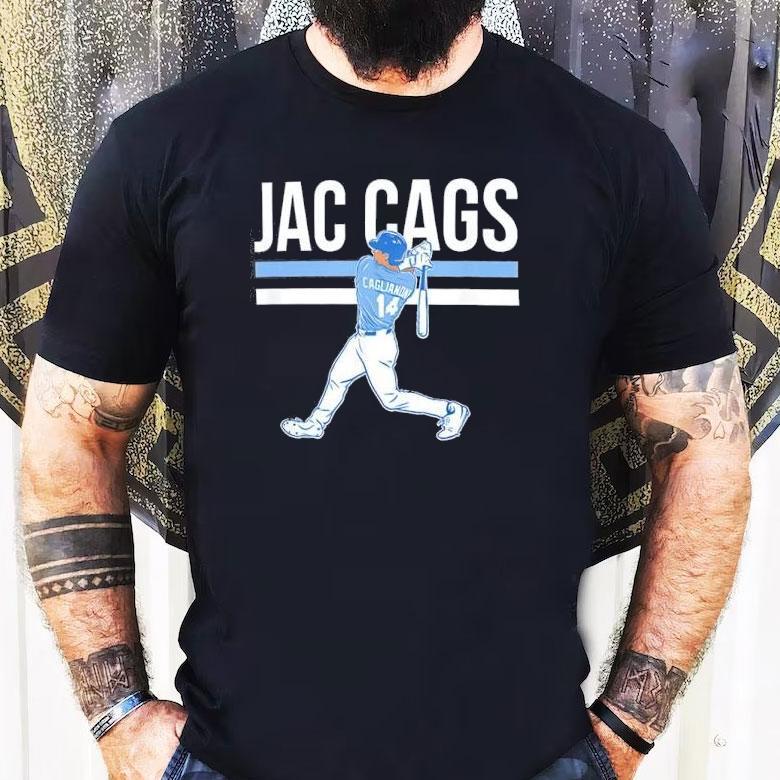 Jac Cags Slugger Swing Kansas City Royals Jac Caglianone Shirt Jac Cags Slugger Swing Kansas City Royals Jac Caglianone Shirt