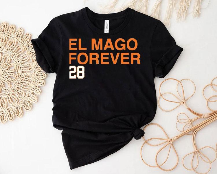 Javier Baez Detroit Tigers El Mago Forever 28 Shirt Javier Baez Detroit Tigers El Mago Forever 28 Shirt