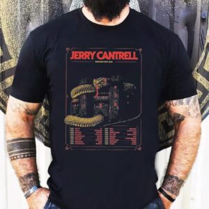 Jerry Cantrell European Tour 2025 Gig Tour Dates Serpent On The Castle Shirt