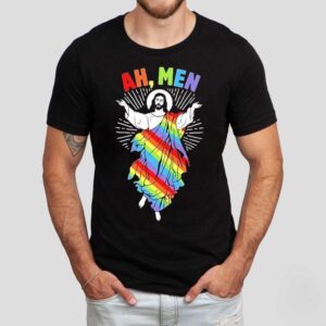 Jesus Ah Men Lgbt Pride Shirt