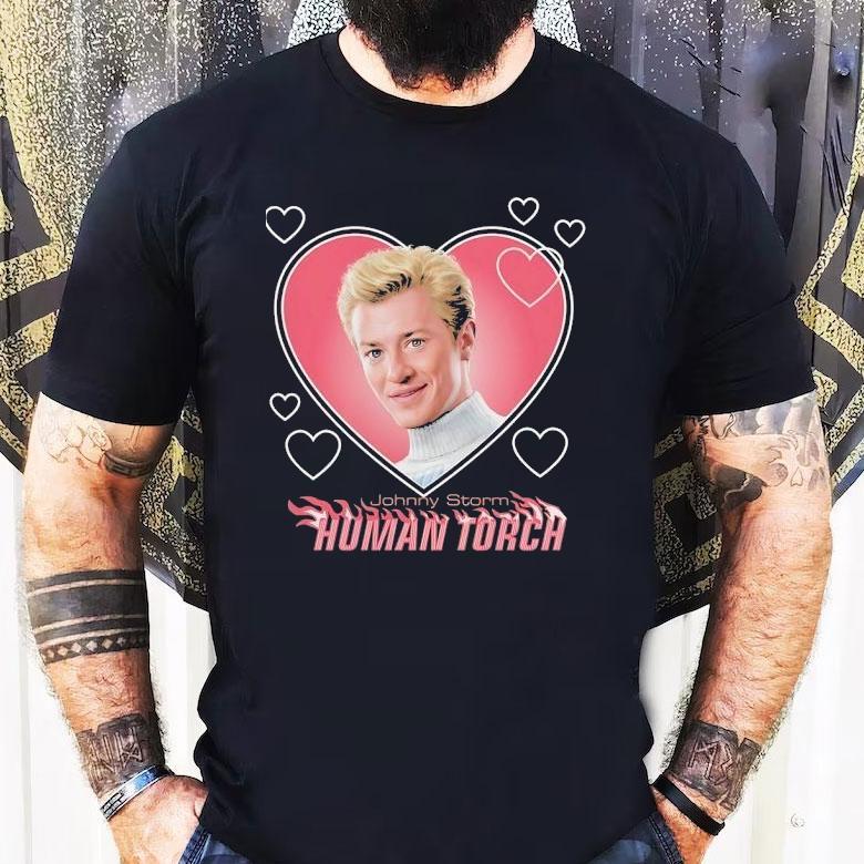 Johnny Storm Human Torch Shirt Johnny Storm Human Torch Shirt