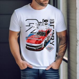 Josh Berry No 21 Ford Mustang Dark Horse For Wood Brothers Racing Shirt