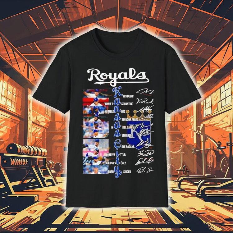 Kansas City Royals Signatures Team Shirt Kansas City Royals Signatures Team Shirt