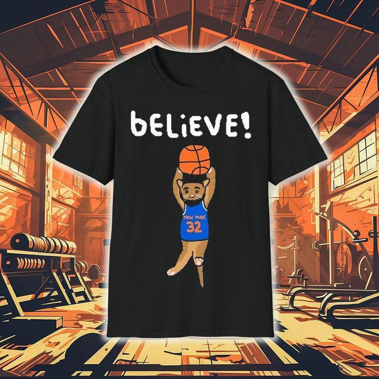 Karl-anthony Towns New York Knicks Cat Believe Kat Shirt Karl-anthony Towns New York Knicks Cat Believe Kat Shirt