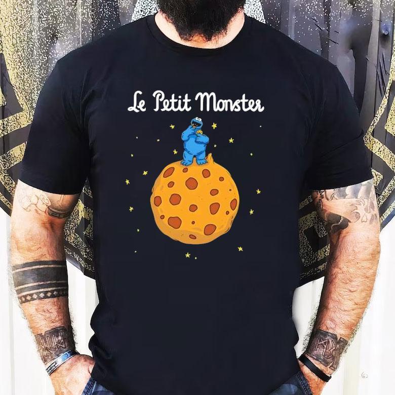 Le Petit Monster Cookie Monster In The Style Of Le Petit Prince Shirt Le Petit Monster Cookie Monster In The Style Of Le Petit Prince Shirt