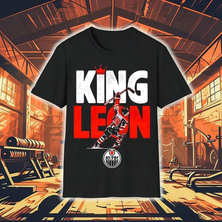 Leon Draisaitl Edmonton Oilers King Leon Shirt Leon Draisaitl Edmonton Oilers King Leon Shirt