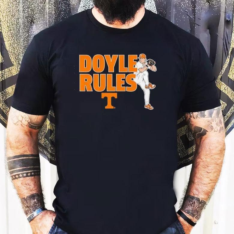 Liam Doyle Rules Tennessee Volunrs Baseball Shirt Liam Doyle Rules Tennessee Volunrs Baseball Shirt