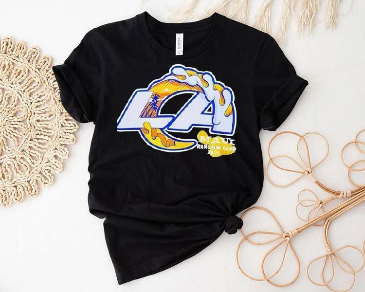 Los Angeles Rams Maui Minicamp 2025 Logo Shirt Los Angeles Rams Maui Minicamp 2025 Logo Shirt