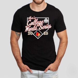 Louisville Cardinals 2025 Ncaa Baseball World Series Bullpen Ace Shirt