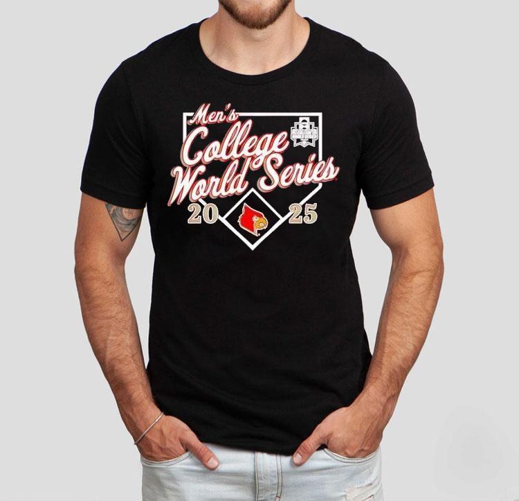 Louisville Cardinals 2025 Ncaa Baseball World Series Bullpen Ace Shirt Louisville Cardinals 2025 Ncaa Baseball World Series Bullpen Ace Shirt