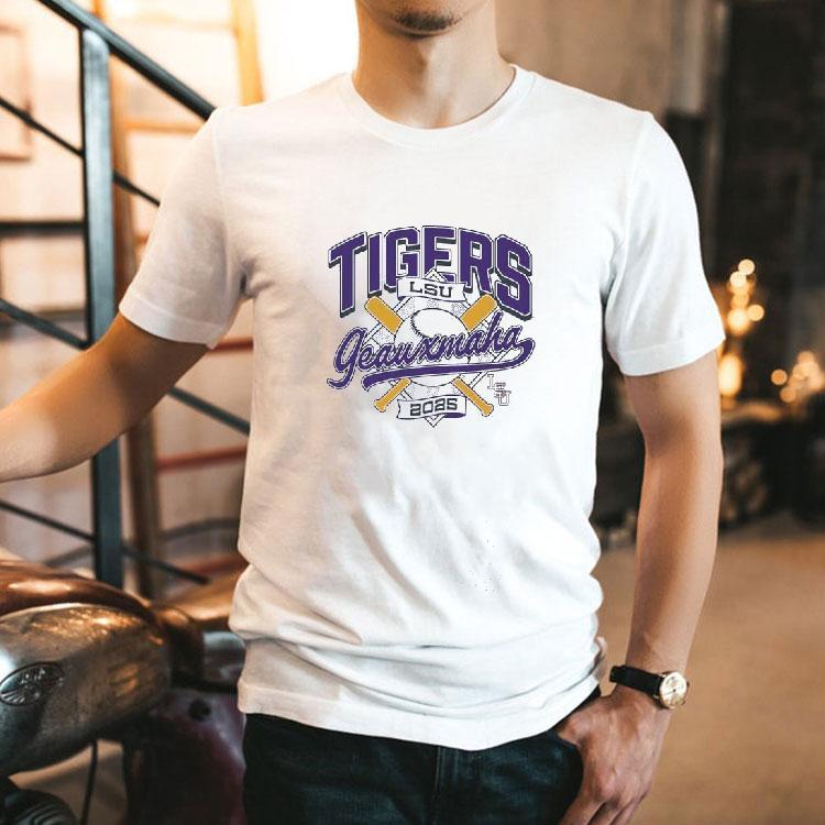 Lsu Tigers Geauxmaha Baseball 2025 Shirt Lsu Tigers Geauxmaha Baseball 2025 Shirt
