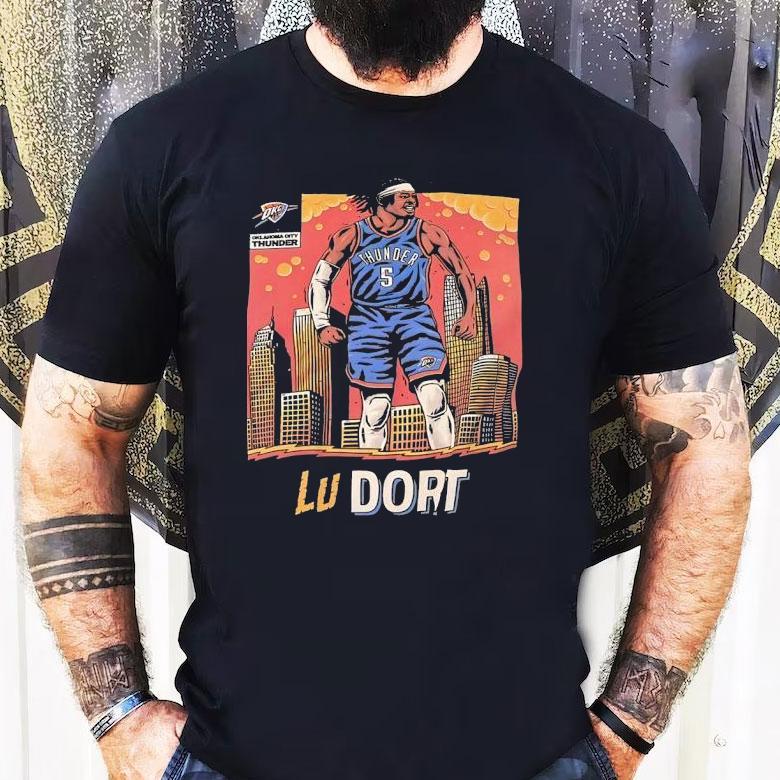 Luguentz Dort Oklahoma City Thunder Basketball Comic Shirt Luguentz Dort Oklahoma City Thunder Basketball Comic Shirt