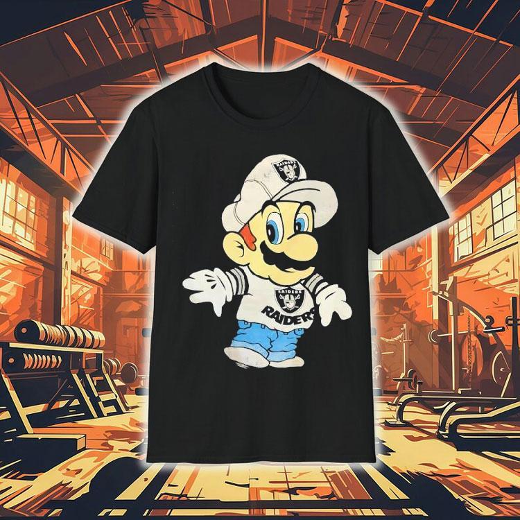Luigi Las Vegas Raiders Logo Shirt Luigi Las Vegas Raiders Logo Shirt