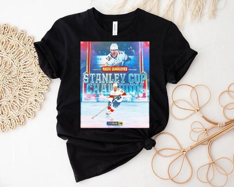 Mackie Samoskevich Florida Panthers Hockey Stanley Cup Champions 2025 Shirt Mackie Samoskevich Florida Panthers Hockey Stanley Cup Champions 2025 Shirt