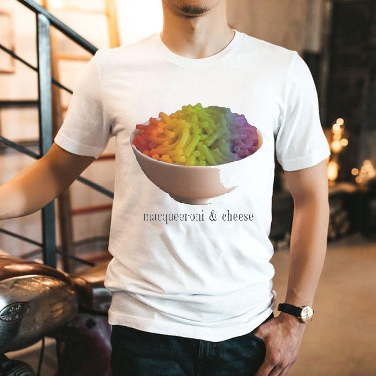 Macqueeroni And Cheese Pride Rainbow Shirt Macqueeroni And Cheese Pride Rainbow Shirt