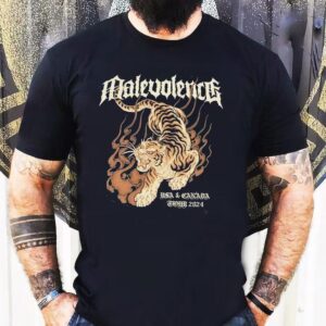 Malevolence Usa Canada Tour 2024 Tiger Shirt