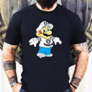 Mario Las Vegas Raiders Logo Shirt