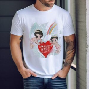 Mas Amor No Human Being Is Illegal Shirt