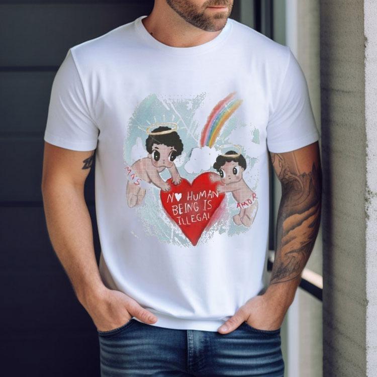 Mas Amor No Human Being Is Illegal Shirt Mas Amor No Human Being Is Illegal Shirt