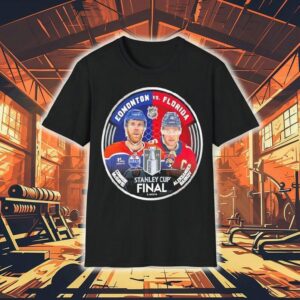 Mcdavid Edmonton Oilers Vs Barkov Florida Panthers Nhl Stanley Cup Final 2025 Shirt 1 Mcdavid Edmonton Oilers Vs Barkov Florida Panthers Nhl Stanley Cup Final Tshirt