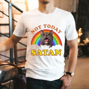 Metal God Not Today Satan Cat Fride Shirt