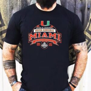 Miami Hurricanes Ncaa Di Baseball Super Regional 2025 The Greatest Show On Dirt Shirt 1 Miami Hurricanes Ncaa Di Baseball Super Regional The Greatest Show On Dir Tshirt
